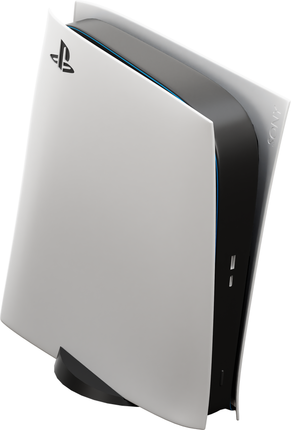 3D Playstation 5 Console Illustration